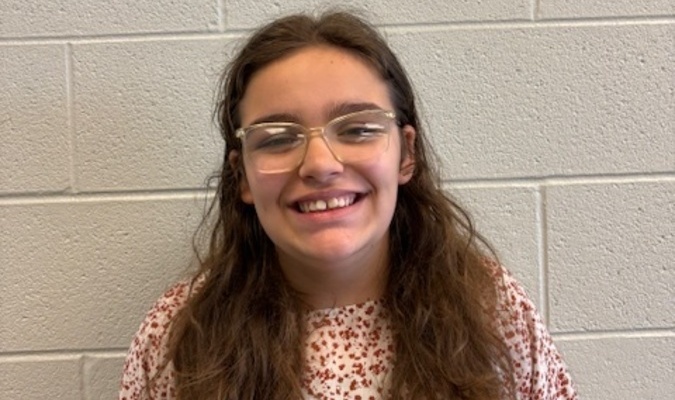 Nevaeh Lafleur, daughter of Jacob Fortner and Samantha Fortner, is the sixth grade Lamar Middle School Student of the Week. Nevaeh loves art and music. Her favorite kind of art is oil pastels. She has a calf, lizard, two dogs and four ducks. Her favorite subjects are Science and Math.