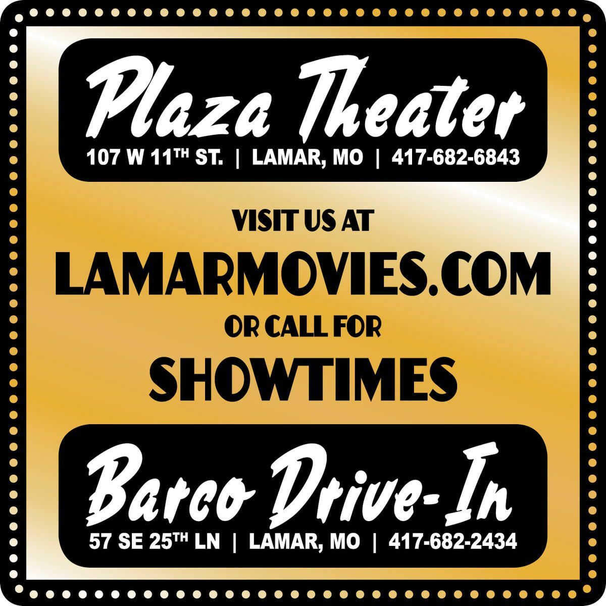 Plaza Theater & Barco Drive-In