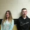 Golden City Middle School February Student of the Month was Emily Ford-Cossell, left, and Golden City High School February Student of the Month was Matthew Weiser, right.