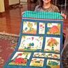 Kileigh Ball helped with this quilt to be donated to the neonatal ICU at CoxHealth in Springfield.