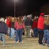 Lamar Democrat/Melody Metzger
A good size crowd gathered Saturday evening, Nov. 24, to welcome the Lamar Tiger football team home.