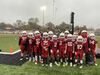 Lamar fifth grade Tigers end successful season
The Lamar fifth grade Tigers ended a very successful season on Saturday, Oct. 28, at Thomas M. O’Sullivan Stadium, despite falling to the Seneca Indians, 16-22. This team of young men battled the weather, as well as the other team, as temperatures plummeted throughout the afternoon, with a misty rain continuing throughout the day.