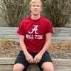 Nevada High junior Ben Hines takes time out for a picture during his official visit to the University of Alabama.