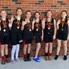These Lamar Rec girls that are currently in sixth grade have gone undefeated since their third grade season, after winning their fourth straight championship on February 24, in Diamond. Pictured, left to right, are Taylor Caruthers, Zoey Timmons, Harpor Steinkamp, Mya Castle, Haydn Steinkamp and Rylee Gordon.