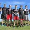 Lamar Cross Country Boys beat out 19 teams to win the Capital City XC Challenge. Representing the Boys Varsity XC team are pictured, left to right, Mark Venable, Brenden Kelley, Ethan Pittsenbarger, Garrett Morey, Joe Kremp, Parker King and Kolin Overstreet.