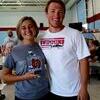 Mycah Reed won the 13-14 Girls High Point Trophy at the Webb City Tri-State Invitational, which was held at the Buck Miner Swim Center at Webb City High School on June 18-19. Reed is pictured with Lamar TigerSharks Head Coach, Tyler Kupersmith.