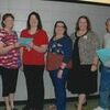 Pictured at Lamar are Worthy Patron Joe Willis, Worthy Matron Pat Willis, Lamar School Nurse Diana Ball, School SocialWorker Kristina Forst, Executive Director of Special Services Piper Stewart and C.L. Squires, representing Mike Davis, Master of the Lodge.