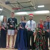 Lamar Democrat/Autumn Shelton
The homecoming court are, left to right, Hallee Doss, Truman Kaderly, Homecoming Queen Samantha Capehart, Homecoming King Michael Henderson, Camren Beam and Daniel Contreras.
