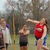Lamar Democrat/Chris Morrow
Lamar's Hannah Brisbin fires the javelin at a recent track meet.