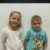 Tiger Preschool Students of the Month for November were Aurora Dixon and Xavier Unruh.