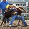 Photo by Julie McDow, Wild Ones Photography
Gus Luman, son of Greg and Georganne Luman, Lockwood, competed in the Chute Dogging competition at the 12th annual National Junior High Finals Rodeo.
