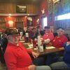 Lamar Democrat/Melody Metzger
This group of area ROMEO’s (Retired Old Men Eating Out!) enjoyed breakfast at Tractors in Lamar on Wednesday morning, April 7.
