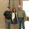 Pictured with Missouri State Representative Ann Kelley, center are Vietnam veterans Dennis Wear, left and Oscar Bronson, right.
