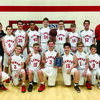Pictured with the plaque after winning the Seneca Tournament at the beginning of the season are members of the Lamar seventh grade boys basketball team. Front row, left to right, Tate Ansley, Jaxon Hearod, Ty Willhite, Joel Beshore, Ryan Davis, James Hagen, Rein Stephens and Tyler Ansley; back row, left to right, team manager Terrin McDowell, Cameron Sturgell, Austin Wilkerson, Tyson Williams, Jase Dillon, Logan Crockett, Hunter Kirbey, Johnny Danner and coach Eric England.