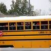 Lamar Democrat/Melody Metzger
The Lamar school bus was carrying the boys and girls cross country teams as they returned from competing at state on Saturday, Nov. 4. The bus was escorted with sirens and flashing lights, led by law enforcement and the fire department.