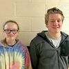 Golden City Middle School March Student of the Month was Alyssa Burris, left, and Golden City High School March Student of the Month was Lane Dunlap, right.