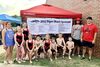 The TigerSharks competed in the Free to Fly Fort Scott Invitational on July 16. The Lamar swimmers and board members in attendance unveiled their new banner, which recognized the 2022 team sponsors. Thanks to the generosity of local families and businesses, almost $5,000 was raised in support of the long-standing swim program for area youth. (First picture), left to right, TigerSharks Assistant Coach Kaitlyn Davis, Ava Blanchard, Sadie Bull, Milliena Hollstein, Vance Bull, Elsie Blanchard, Henry Bull, Owen Blanchard, Silas Bull, TigerSharks Head Coach Koleton Mahurin and Ryan Davis. (Second picture), left to right, Ava Blanchard, Elsie Blanchard, Sadie Bull, Milliena Hollstein and Jorie Dunham. (Third picture), left to right, TigerSharks Board Secretary Katie Bull, TigerSharks Board President Elizabeth Davis and TigerSharks Board Meet Director Andrea Hollstein.