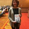 Kim O'Sullivan, membership director of the Barton County Chamber of Commerce, won a free book written by Chris Mead, “The Magicians of Main Street” in the final day drawing.
