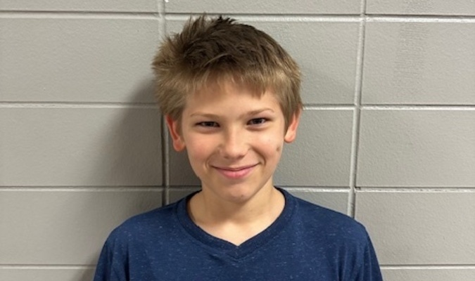 Gunner Miller, son of Sharron Miller, is the sixth grade Lamar Middle School Student of the Week. Gunner plays baseball and likes playing video games in his spare time. His favorite subject is Math.