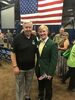 Andrew Shelton with Missouri Governor Mike Parson at the Military Appreciation Ceremony.