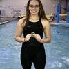 Lamar swimmer Meghan Watson took first place in the 100 yard butterfly at the Big 8 Conference Championship in Monett on January 22. She swam a blistering 1:00.51, improving on the school record she set the previous year. Her Finals time was an automatic State Qualifying Time and Watson received “First Team All-Conference” honors for that event. The sophomore also was a member of three medal-winning relays at the Conference Championship, including the 200 yard medley relay (second place), the 200 yard freestyle relay (second place) and the 400 yard freestyle relay (first place). Watson presently has earned State Consideration Times in multiple events and will be competing at State for the second year in a row.