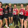 The Lamar High School varsity girls took first place at the East Newton Invitational. Pictured are, left to right, Jessica Coble, Delmi Noches, Kiersten Potter, Kara Morey, Jeanne Bost and Khrystyna Dmytryshyn.