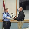 Patricia LaFever was sworn in by Police Chief Rusty Rives as the city's new part time nuisance abatement/animal control officer during the January 15 city council meeting.
