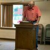 Barton County Presiding Commissioner Mike Davis spoke to the Barton County Retired Educators at their September meeting.