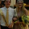 Lamar Democrat/Chris Morrow
Logan Moore and Brooke Beerly were crowned Golden City Fall 2020 homecoming king and queen Thursday night following the Lady Eagles contest with Greenfield.