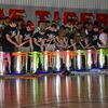 A pep rally was held on Tuesday, Nov. 22, as the Lamar Tiger football team prepared to head to State. Pictured are the Lamar High School band percussionists performing a drumline ensemble.