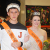 Lamar Democrat/Chris Morrow
Jasper's Morgan Winchester and Blake Jeffries were crowned 2015-16 Jasper basketball homecoming queen and king Friday night before the Eagles 48-24 win over visiting Sarcoxie.