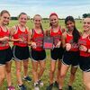 The Lamar Lady Tiger Cross Country team brought home a first place team plaque from the opening meet of the season. Pictured are, left to right, Jessica Coble, Jeanne Bost, Kara Morey, Kiersten Potter, Delmi Noches and Khrystyna Dmytryshyn.