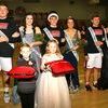 Photo courtesy of Terry Redman
The homecoming king and queen candidates for basketball were front row, left to right, crown bearers Gage Wagner, son of Scotty Wagner and Bridget Hill, daughter of Eric and Darrelle Hill; back row left to right, Connor O'Neal, son of Pat and Michele O'Neal, Halle Miller, daughter of Marshall and Heather Miller, King Trey Evans, son of Rodney and Cathy Evans, Queen Ashley Lawrence, daughter of Robert and Brandy Lawrence Jr, Donte Stahl, son of Donovan and Jessica Stahl and Faith White, daughter of Jack and Pat White.