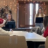 Tracy Bean, accompanist, is pictured with Lamar High School junior Ryleigh Sherrod, as they performed at the Barton County Retired Educators of MRTA’s Christmas meeting that was held Tuesday, Dec. 5, at the First Christian Church in Lamar.