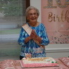 Lamar Democrat/Melody Metzger
Last year, at Dorlyne Schorzman’s 99th birthday party, the question arose whether or not she would make it one more year to 100. Not only did she accomplish this feat, but she did it in her usual cheerful style. A party, one of four held throughout her birthday week, Dorlyne was recognized by her “second” family at the Barton County Senior Center in Lamar. Not only were several friends present to help Dorlyne celebrate, but members of her family also attended, with a four generation picture being taken. Be sure to watch for the “rest of the story” in the next edition of the Lamar Democrat. And if you see Dorlyne out and about, be sure to wish her a “Happy Birthday”.