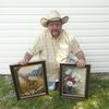 Wounded Warrior Doug Linthecum, one of the newest members of the Lamar Art League, will be donating two of his paintings to be raffled off at the Lamar Free Fair. Proceeds will go back to the art league.