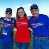 Pictured are, left to right, Larry Beisley and Taylor Gazaway, who was guardian for Truman Gazaway (right) on an Honor Flight of the Ozarks as they traveled to Washington, D.C. from Springfield on Tuesday, Oct. 24.