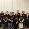 Photo courtesy of Pastor Travis James 
Recognized were, left to right, Janice Harrington, Jane Schafroth, Nancy Nentrup, Sharlene Mabee,  Karrie Sands, Norma Beckley, Betty Mayfield, Kaitlyn Marchand, Ruth Neill, Stephanie Obert, Bernita Taylor and Joyce Duncan.