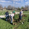 Members of the Learn-A-Do 4-H Club helped the Lamar Greenhouse relocate some trees at the Barton County Memorial Park on Saturday, March 16. More trees will be planted in the middle of April courtesy of a BOAC grant through Lamar Community Betterment.