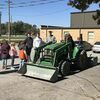 Tractors come in all shaped and sizes. Safety is the first step to not being seriously injured or killed as shared by these Golden City vo ag students.