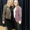 Tyne Morgan, host and executive producer of U.S. Farm Report, left, is pictured with Lamar High School student Payden Nolting, right.