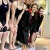 At the Big 8 Conference Championships on January 28, the Lamar High School Girls Relay Team of Haily Born, Kaitlyn Davis, Emma Tennal and Meghan Watson defended their title in the 400 yard freestyle relay and placed second in the 200 yard medley relay, earning Best Times in both events.