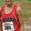 Lamar Middle School student Kiersten Potter won the middle school girls race at the Big 8 Conference cross country meet with a time of 11:02.3.