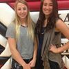 Sophomore Katelyn Mooney and Junior Katelyn Hill are part of the 500 Pound Club at Lamar High School. This includes squat, power clean and bench press.