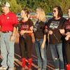 Lamar Democrat/Chris Morrow
The three seniors members of the 2019 Lamar Lady Tiger softball team were recognized at the final regular season game of the season. They are shown with their parents, from left, Jennifer, Ashland and Mike Diggs; Hope Herrera and Dolly Madrigal; Brandy, Ashley and Robert Lawrence, Jr.