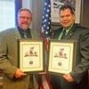 State Representative Charlie Davis, R-Webb City, left, and State Representative Mike Kelley, R-Lamar, received the patriot and statesman for life award at the Midwest Rally for Life.